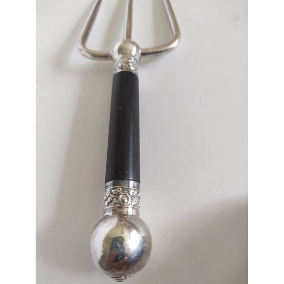 Antique Silver Plate Three Prong Toaster Fork William Hutton & Sons 1900's 7 " - Picture 3 of 12